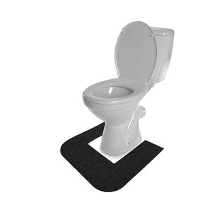 Buy Incontinence Bathroom Aid - Toilet Floor Mat Black, 1 pack