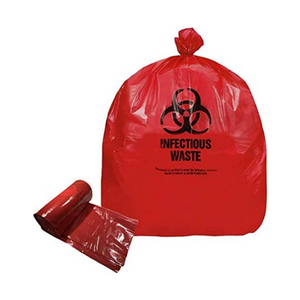 Buy Medical Disposal bags, Extra Large, 40-45 Gallon, Red, 100 pack